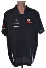 FORMULA 1 MCLAREN MERCEDES 2010'S RACING SHIRT HAMILTON ERA SIZE XXL ADULT