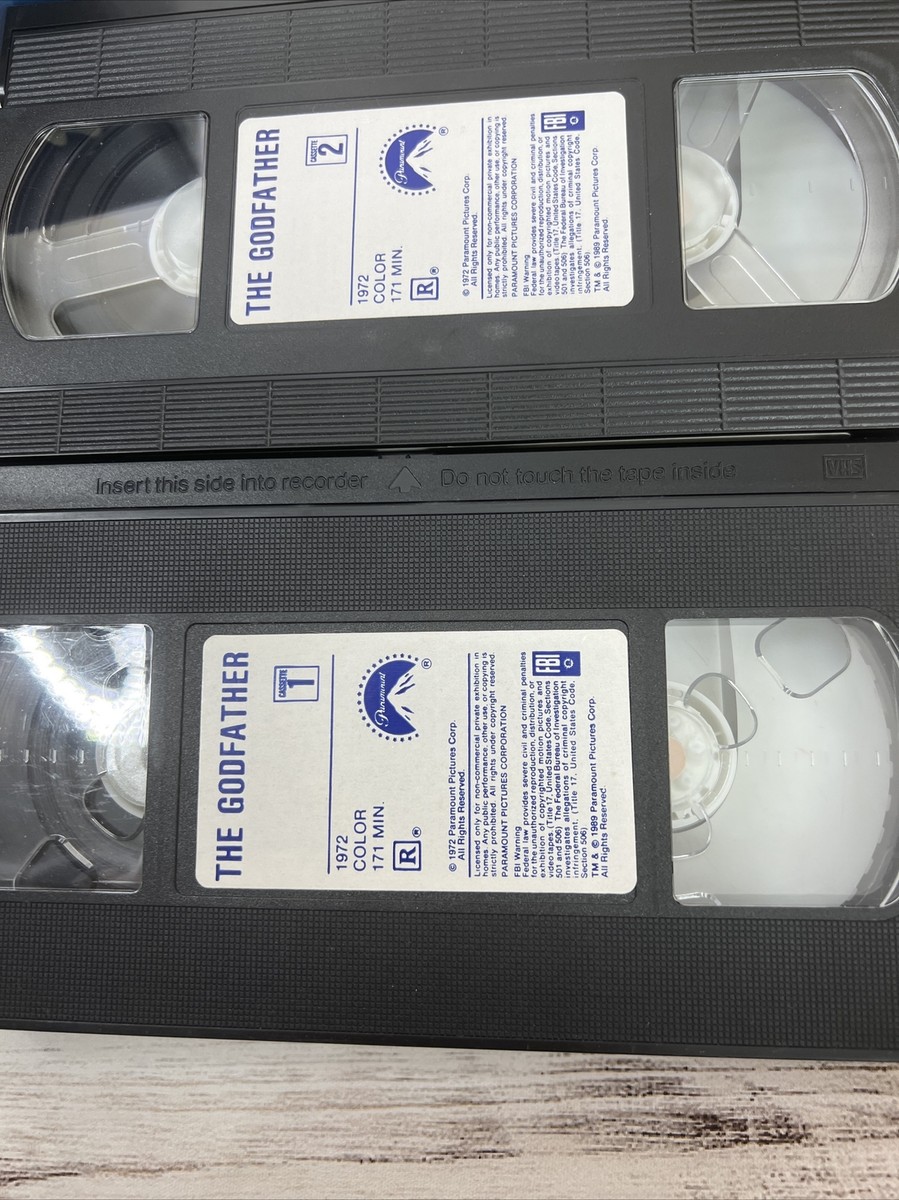 ザ・ゴッドファーザー The Godfather Movie Collection VHS Part 1, 2, 3, w/ bonus