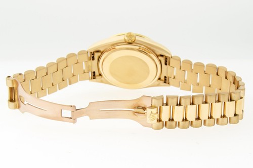 Rolex President Day-Date 36mm Champagne Diamond Dial 18k Yellow Gold Mens Watch - 第 8/12 張圖片