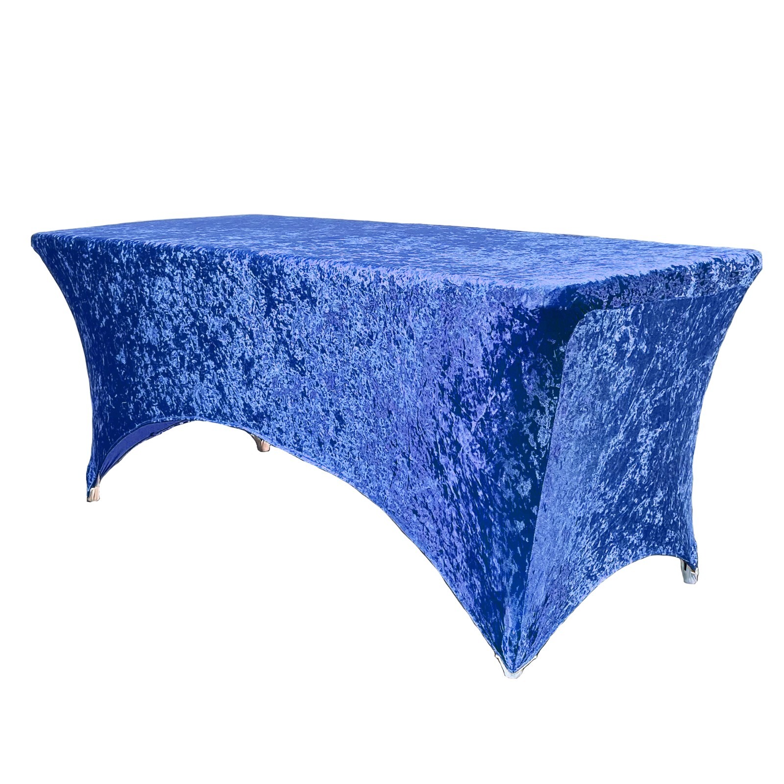 Velvet Folding 6ft Stretchy Modern Table Covers, Rectangular