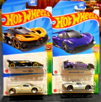 4) Performance Exotics. Bugatti Bolide, Pagani Utopia, Koenigsegg Jesko, Porsche