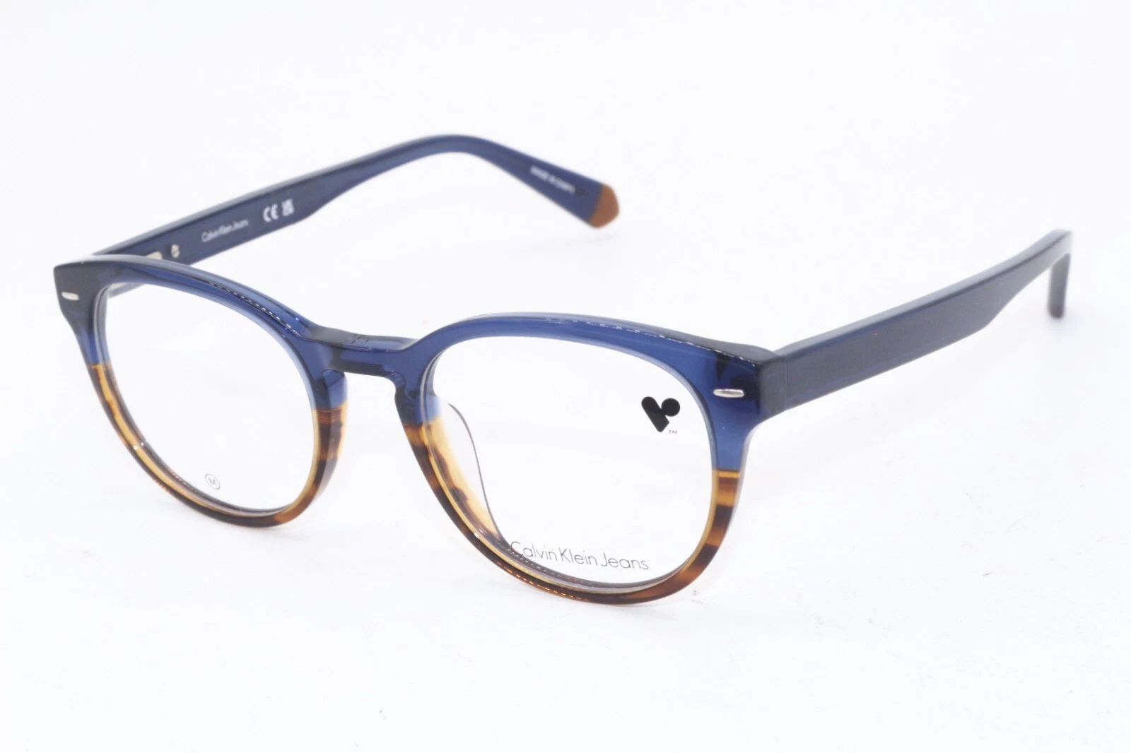 NEW CKJ23629 406 BLUE BROWN TORT AUTHENTIC DESIGNER FRAMES EYEGLASSES 48 20