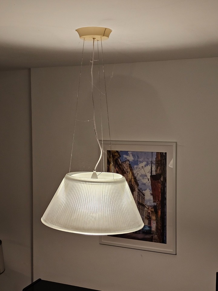 Two Designer Glass Lamp Shades, Philip Starck eBay