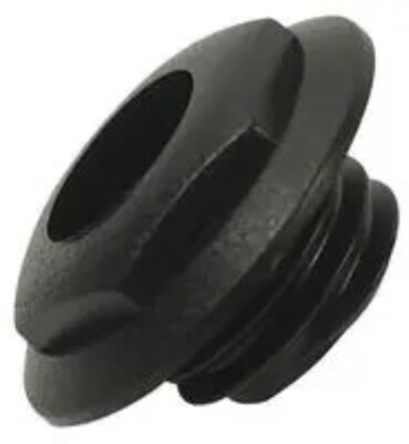 10 x schwarze Kunststoff Außengewinde Wagenheber Muttern 6,35 mm (1/4 Zoll)