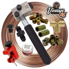 Brake Pipe Flaring Repair Metric Union For Land Rover Defender SAE 3/16" Kunifer