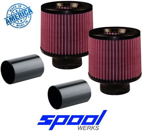 SpoolWerks Dual Cone N54 Intake with PH Tech For BMW 1/3/5 | SWN54Int