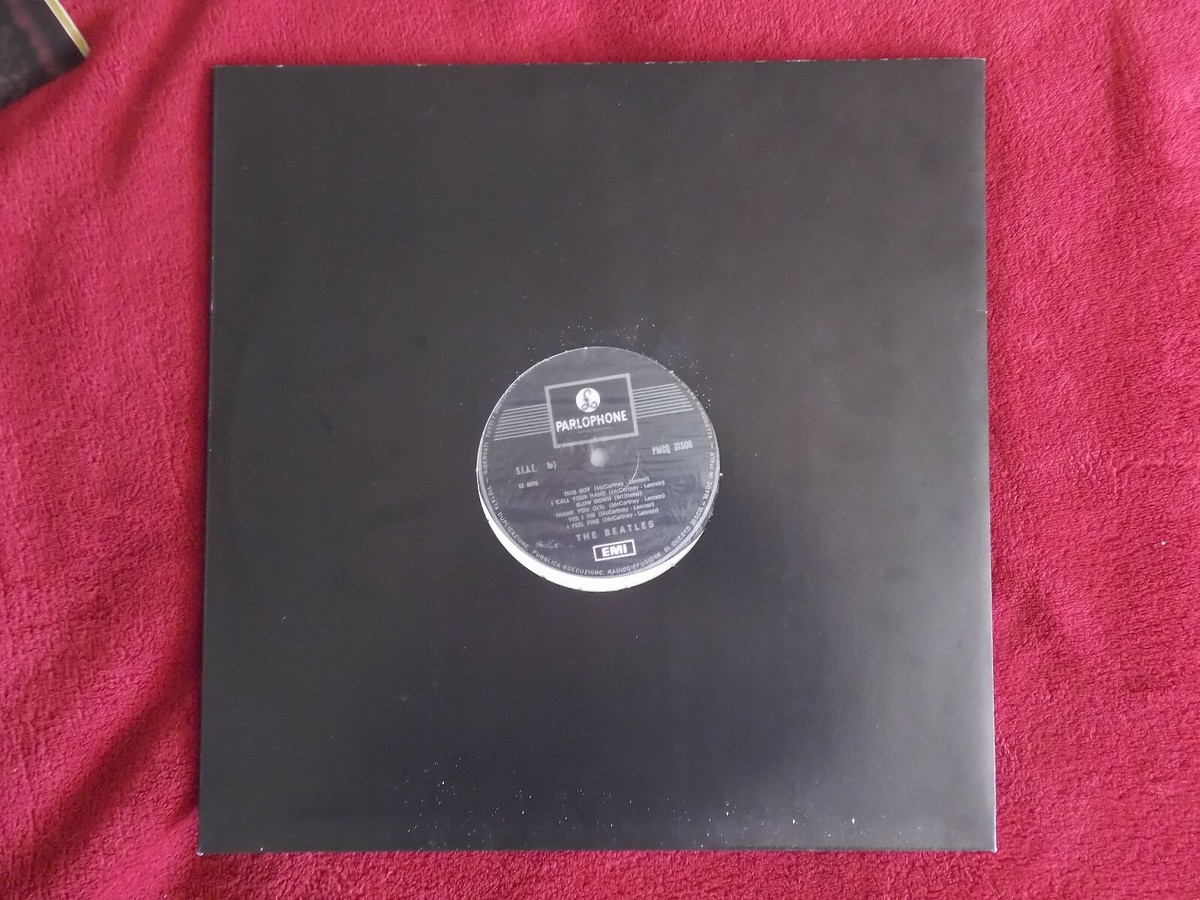 The Beatles - In Italy Ital. Parlophone &frasl; EMI LP PMCQ 31506 Label