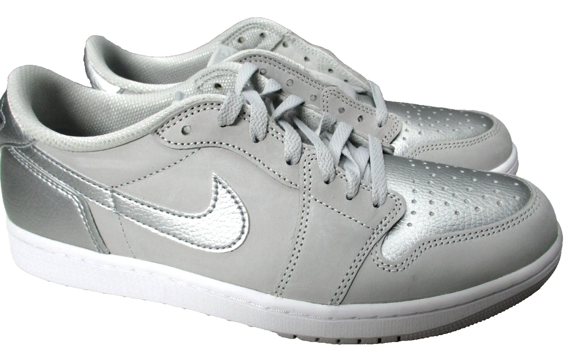 Nike Air Jordan 1 Low シルバー Las mejores ofertas en Jordan 1 Retro Low Metallic Silver White | eBay