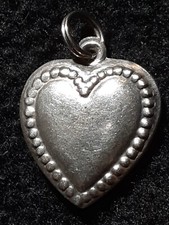 STERLING SILVER CHARM HEART FINE JEWELRY GRADUATION GIFT