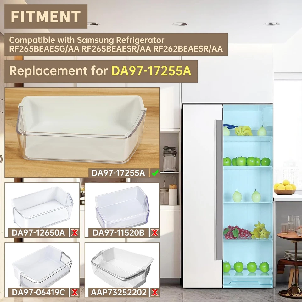 Estante Puerta Refrigerador For Samsung DA97-17255A RF265BEAESG/AA, RF265BEAESR - Image 2 of 4