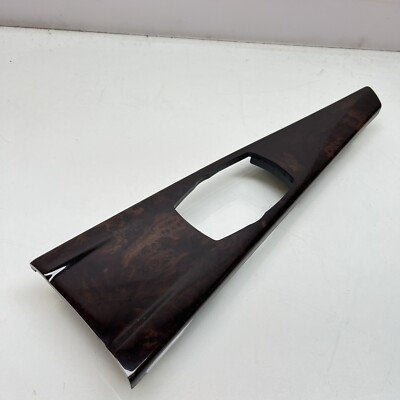 12-18 BMW 3 328I F30 CENTER CONSOLE TRIM BEZEL PANEL COVER WOOD GRAIN 4161048