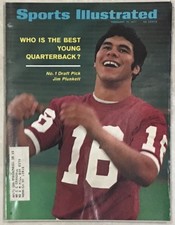JIM PLUNKETT QB NO. 1 DRAFT PICK 1971 SPORTS ILLUSTRATED MAGAZINE
