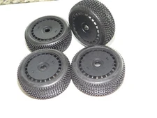 ARA8306 ARRMA TLR TYPHON BUGGY DBOOTS EXABYTE TIRES & 17MM BLACK AERO DISH WHEEL