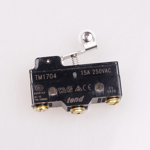 250V 15 Amp TM-1704 Short Hinge Roller Lever Micro Limit Switch - Picture 2 of 4