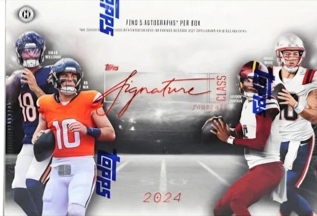 Rip & Ship - 2024 Topps Signature Class Football Factory Sealed Hobby Box