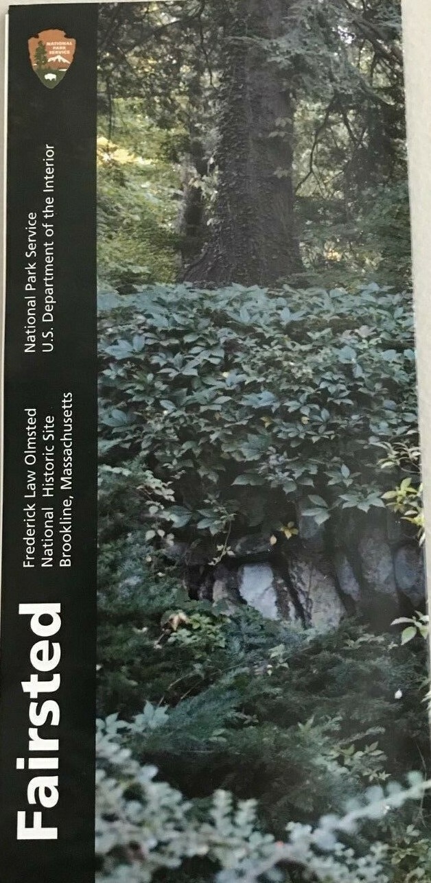 New FAIRSTED FREDERICK LAW OLMSTED NHS NATIONAL PARK SERVICE UNIGRID BROCHURE eBay