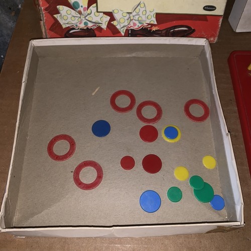 Vintage 1958 Whitman Tiddly Winks Clown Game With Box - Picture 7 of 10