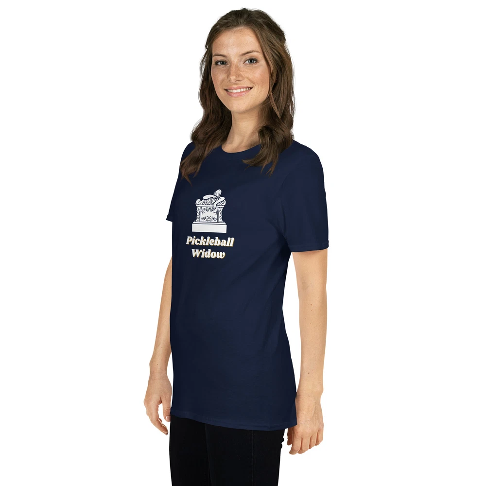 Pickleball Widow Short-Sleeve Unisex T-Shirt for the Wife! S-3XL