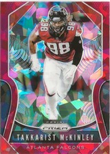 2019 Panini Prizm Takkarist McKinley Red Prizm SP #172