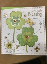 Irish Blessing Greetings CARD  & ENVELOPE. Free Postage