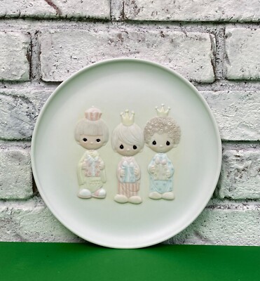 Precious Moments Wee Three Kings Christmas Collection Collectors Plate 07857