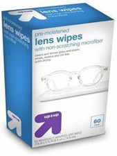 Microfiber Individually Wrapped  Pre-Moistened Lens Wipes, 60Ct