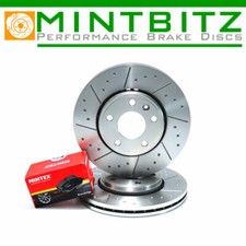 Vauxhall Vivaro Van 1.9 Dti 01-06�Front Brake Discs & Pads Dimpled Grooved