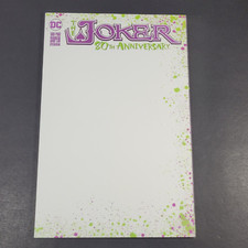 DC Comics - The Joker 80th Anniversary - 100 Pg - 2020 - Blank Sketch Cover VFN+