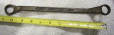 11" Vlcheck 25/32" X 3/4" 12 Point Deep Offset Box Wrench VTG tool USA