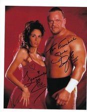 Shane Douglas & Francine - Wrestling signed photo
