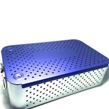 sterilization tray disinfection tray basket box with mat 460mmX310mm X130mm