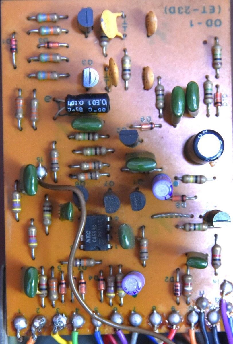 BOSS OD-1 silver screw NEC C4558C #9300 613165190969| eBay