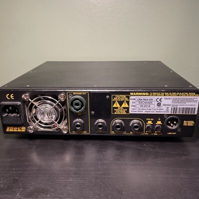 Markbass Little Mark 250 Black Line MBH110040 Bass Amplifier Head