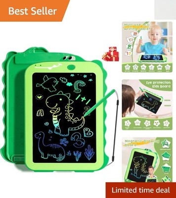 Educational Dinosaur Doodle Pad - 8.5 Inch LCD Writing Tablet for Kids Ages 3-8