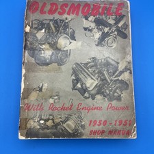 Oldsmobile Shop Manual 1950-1951 Original Rare