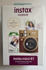 Fujifilm Instax Mini 41 Fuji Instant Film Camera Bundle Toffee Color NEW SEALED