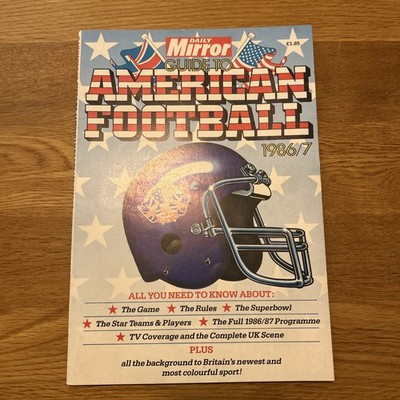 Daily Mirror Guide To American Football 1986/87  