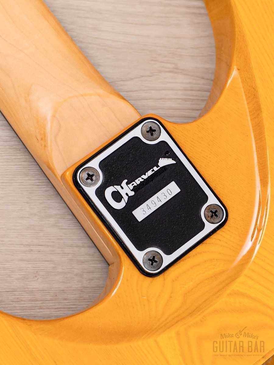 1991 Charvel Jackson Super Dinky SDK-085-HH See-Through Amber