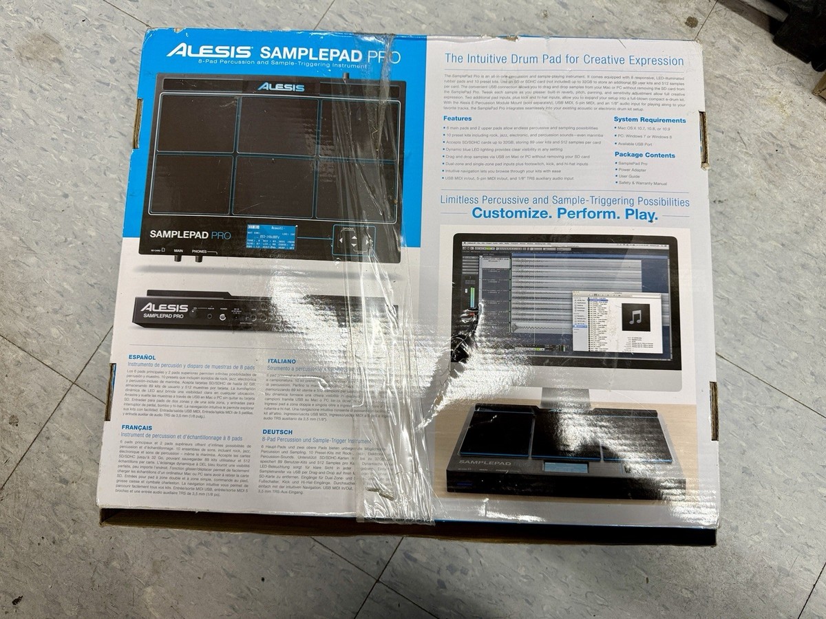 Alesis Sample Pad Pro 8-Pad Percussion and Sample Triggering 