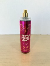 Bath  Body Works TWISTED PEPPERMINT Fine Fragrance Mist 8 oz USED NO LID 