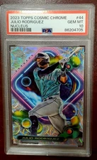 2023 Topps Cosmic Chrome Julio Rodriguez Nucleus #44 PSA 10 Gem Mint POP 10
