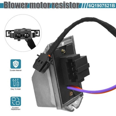 Gebläseregler Widerstand Innenraumgebläse 6Q1907521B für Audi A1 8X VW Polo 9N