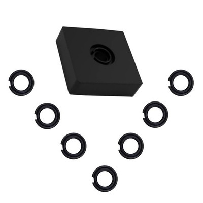 QMTCYXGS (7 Sets) 3/8'' Impact Retaining Ring Clip Friction Hog Black