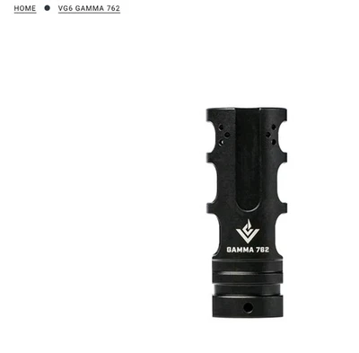 VG6 Precision GAMMA 762 Muzzle Brake /Compensator 7.62 / .308 Win -Black Nitride