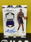 2021 PANINI FLAWLESS SIGNATURE PRIME MATERIALS De’Aaron Fox PATCH AUTO 23/25
