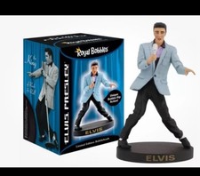 Royal Bobbles Elvis Presley Blue Suit BobbleHIPS 8” Bobblehead New