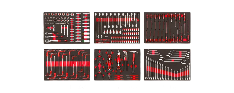Inserts Tools Set In Foam Trays 6 Set of Tools for Tool Chests - Image 2 of 4
