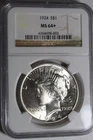 1924 Peace Silve Dollar NGC MS64+ #003