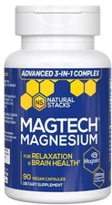 Natural Stacks MagTech Magnesium. 90 caps