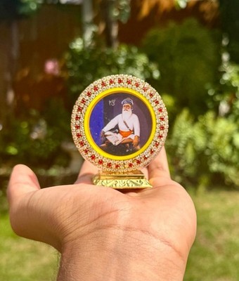 Sikh Auto Ständer Baba Deep Singh Ji Guru Nanak Dev Ji Home Armaturenbrett Dekor RRRB